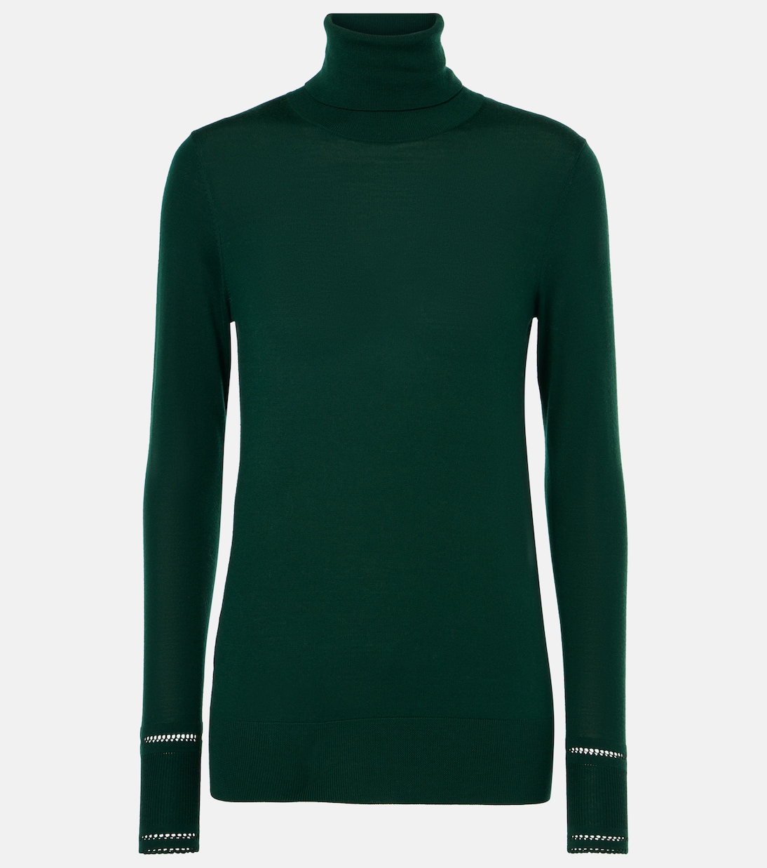 

Шерстяной свитер с высоким воротом Chloé, Deep Pine