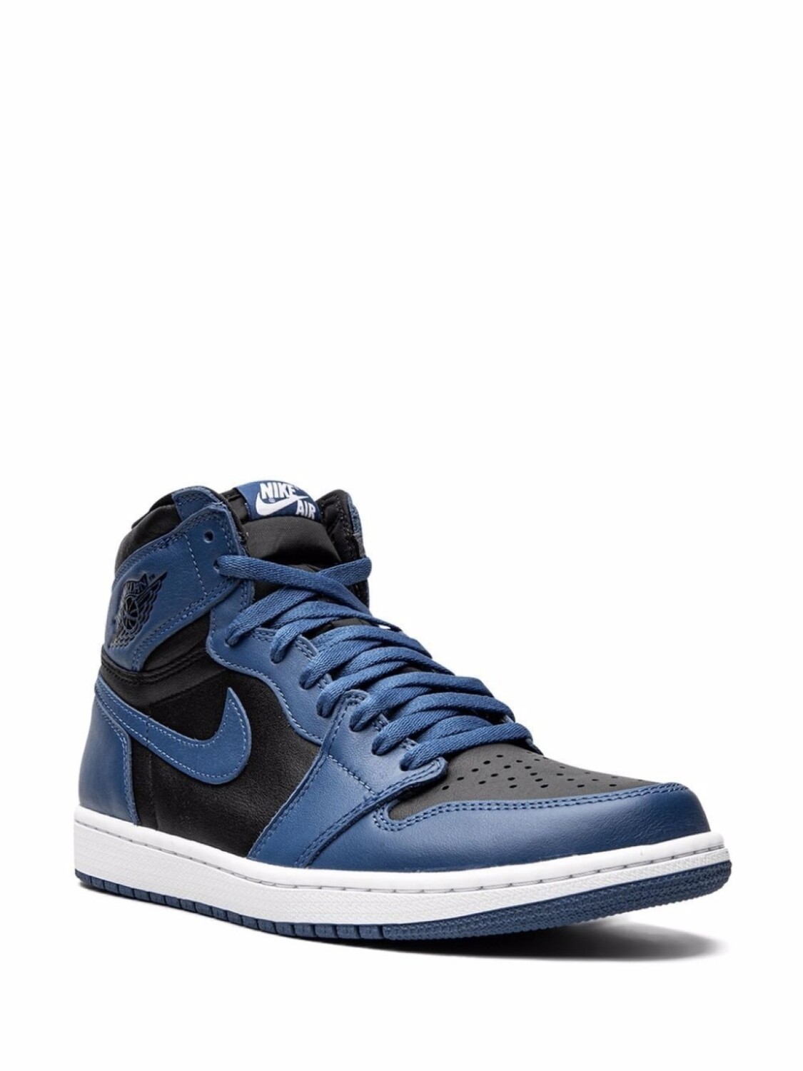 Кроссовки Air 1 High OG Dark Marina Blue Jordan, синий — фото 2