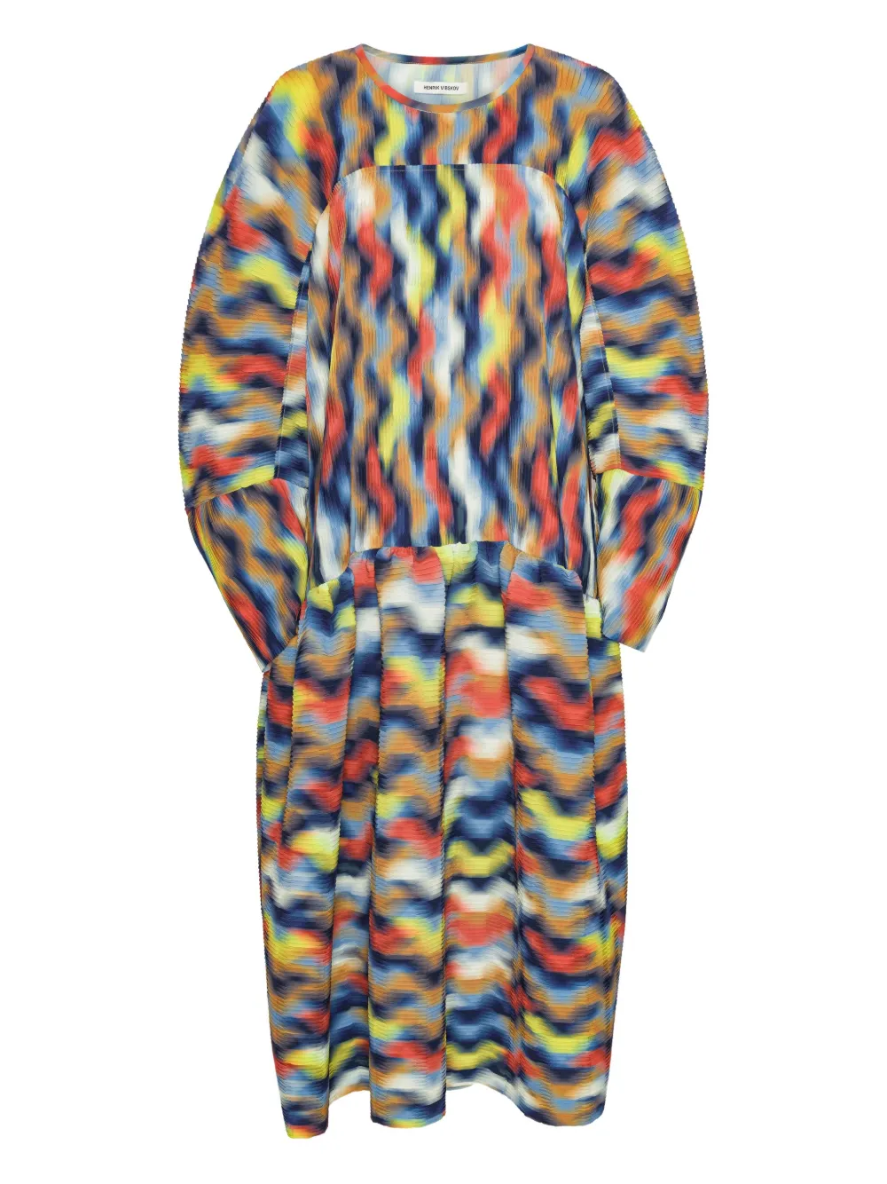 

Платье Wavy Cubes Henrik Vibskov, синий