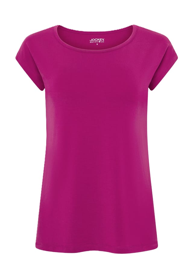 

Сверхмягкий летний пижамный топ свободного кроя Jockey, цвет 738 fab fuchsia