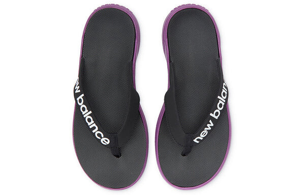 Тапочки 340 sandals black/purple New Balance, черный — фото 2