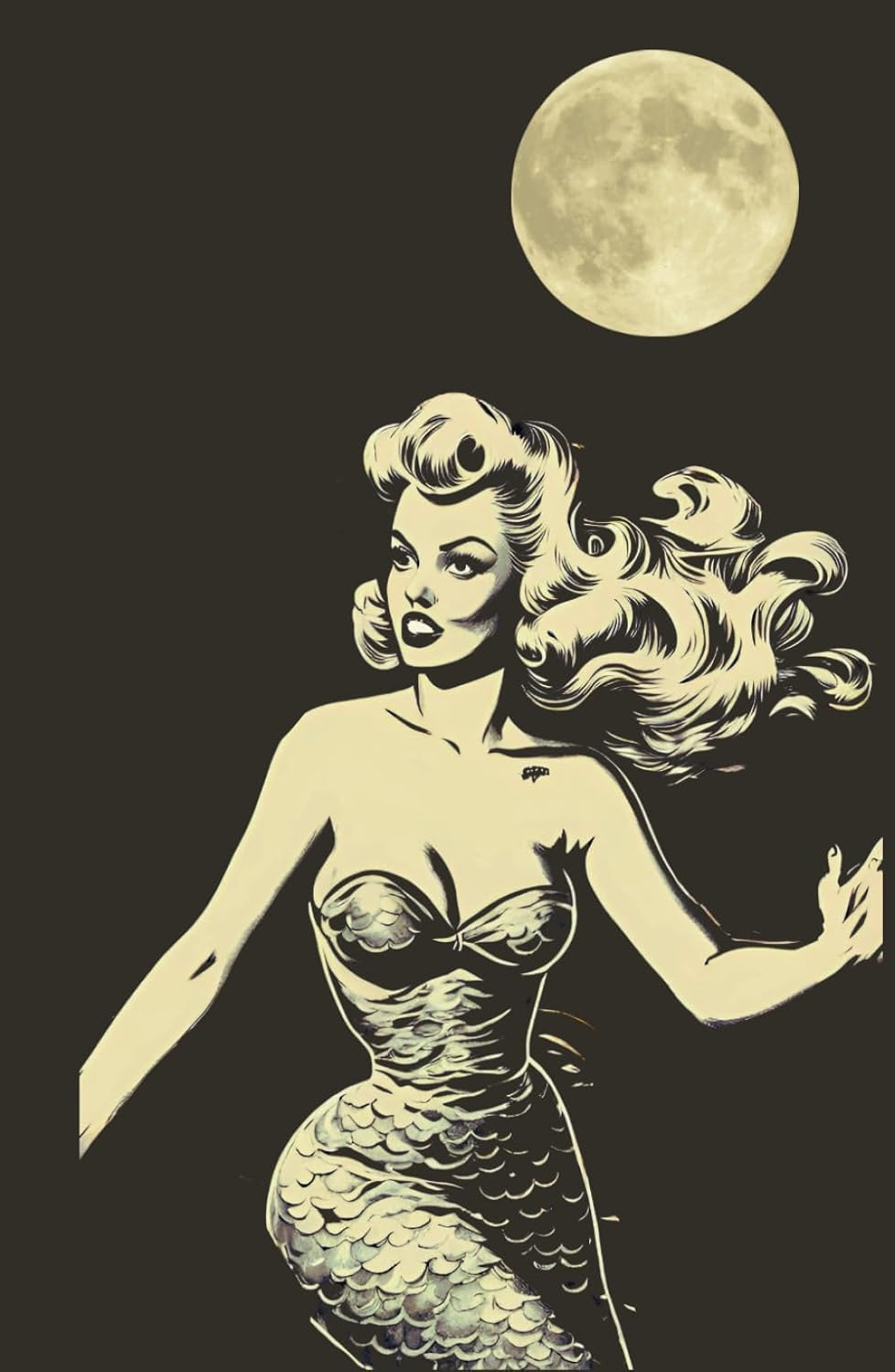 

VINTAGE PINUP HARDCOVER 200 PAGE NOTEBOOK (Independently published)