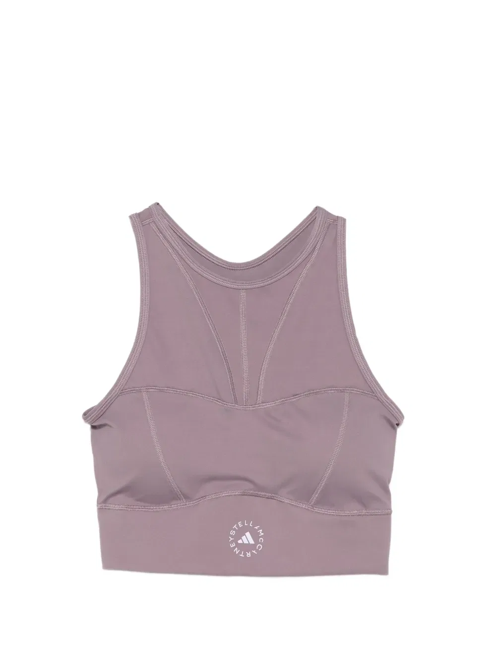 Топ со вставками из коллаборации с Stella McCartney Adidas, фиолетовый