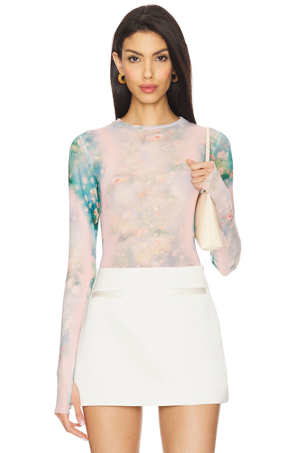 

Топ Kaylee Afrm, placed fog floral