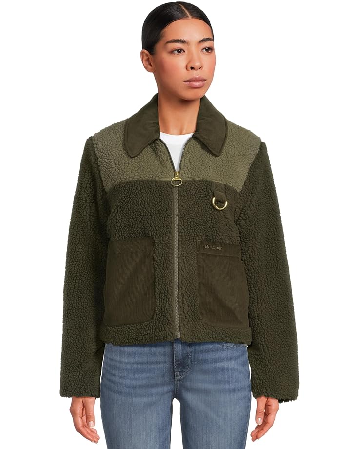 

Женская куртка Barbour Malena Fleece, Olive/Light Moss