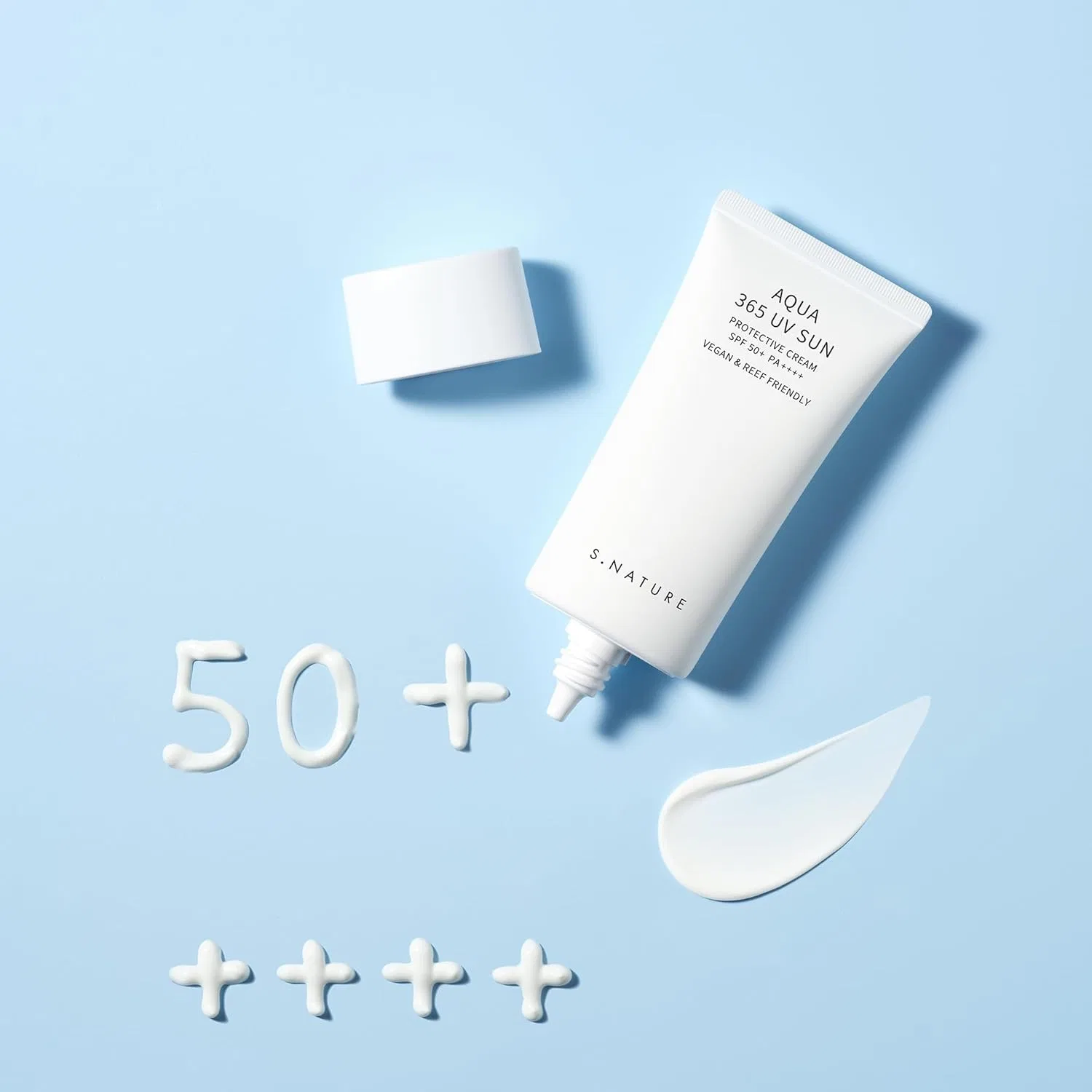 Солнцезащитный крем S.NATURE Aqua 365 UV Sunscreen, 40 мл, SPF 50+ PA++++ — фото 2