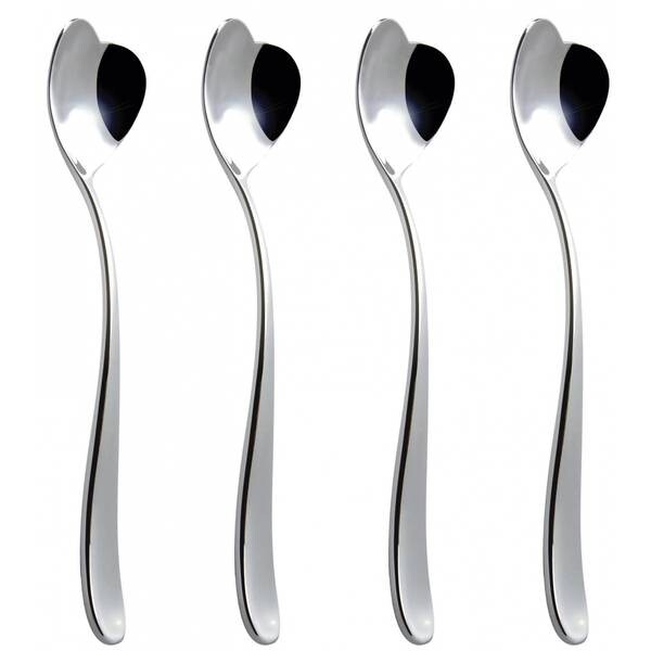 

Набор ложек для мороженого big love, 4 шт. Alessi, серебряный
