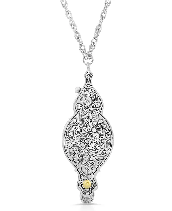 

Ожерелье из оловянной стали с подвеской-лупой, выполненной в античном стиле 2028, silver