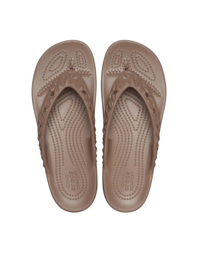 

Шлепки Crocs, бежевый