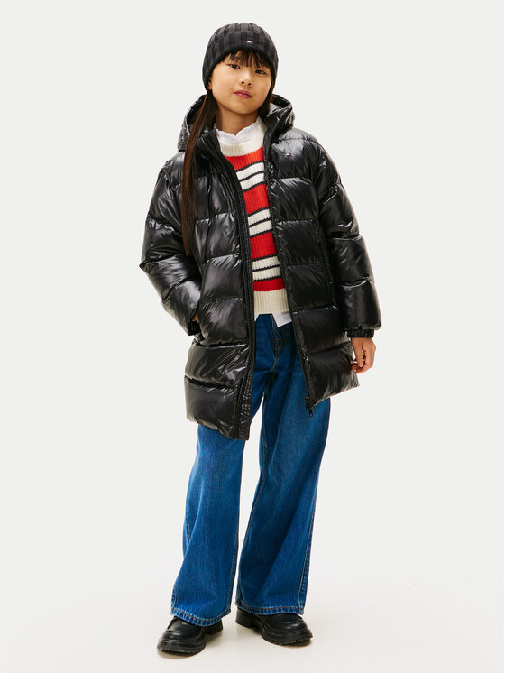 Пуховик regular fit Essential KG0KG08761 D Tommy Hilfiger, черный — фото 2