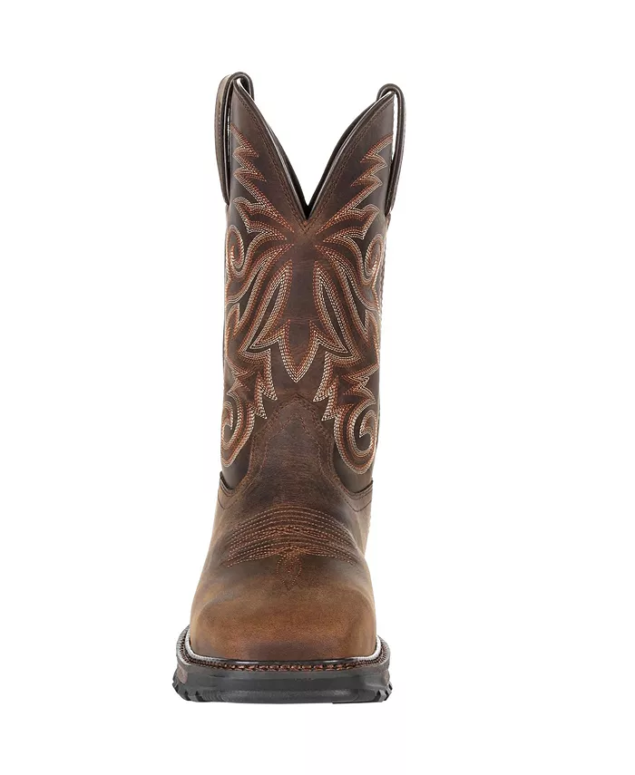 Мужские рабочие ботинки Maverick XP Steel Toe Waterproof в стиле вестерн Durango, коричневый — фото 3