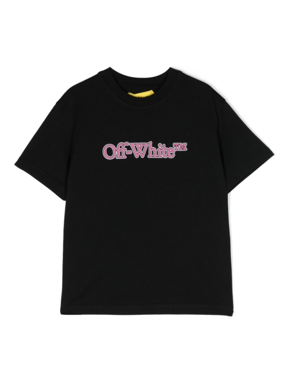 

Off-White Kids футболка с логотипом, черный