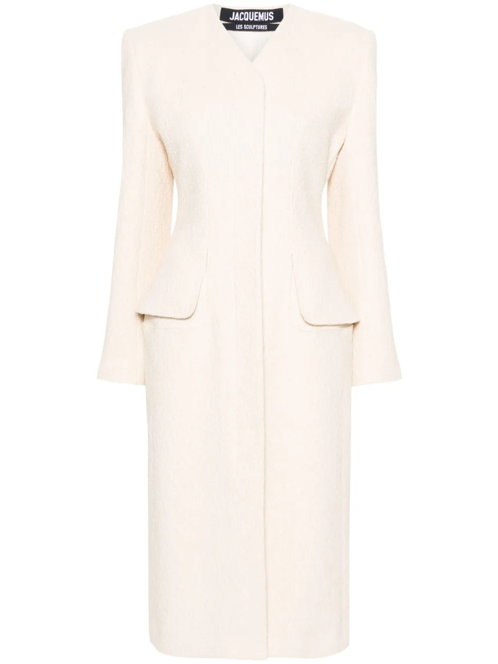 

Пальто макси Le Manteau Cubo JACQUEMUS, нейтральный