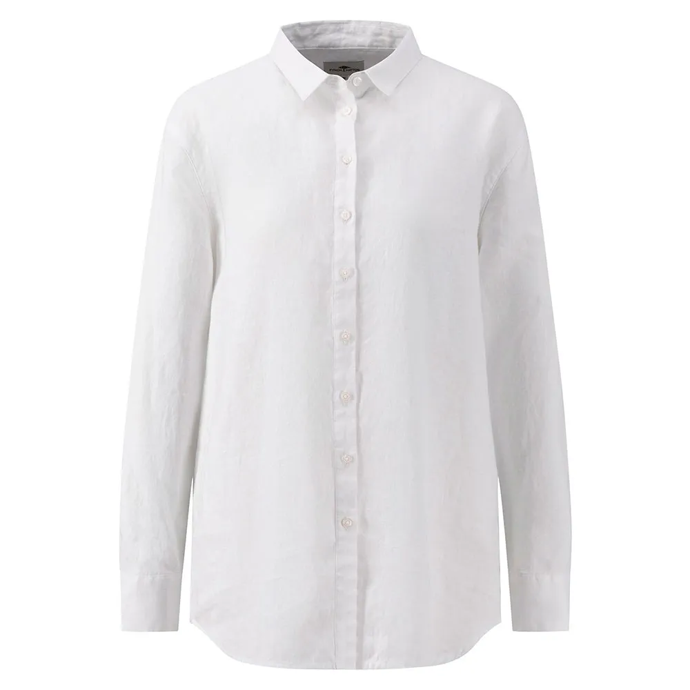 

Рубашка с длинным рукавом Fynch Hatton 25031330 Linen Mix, белый