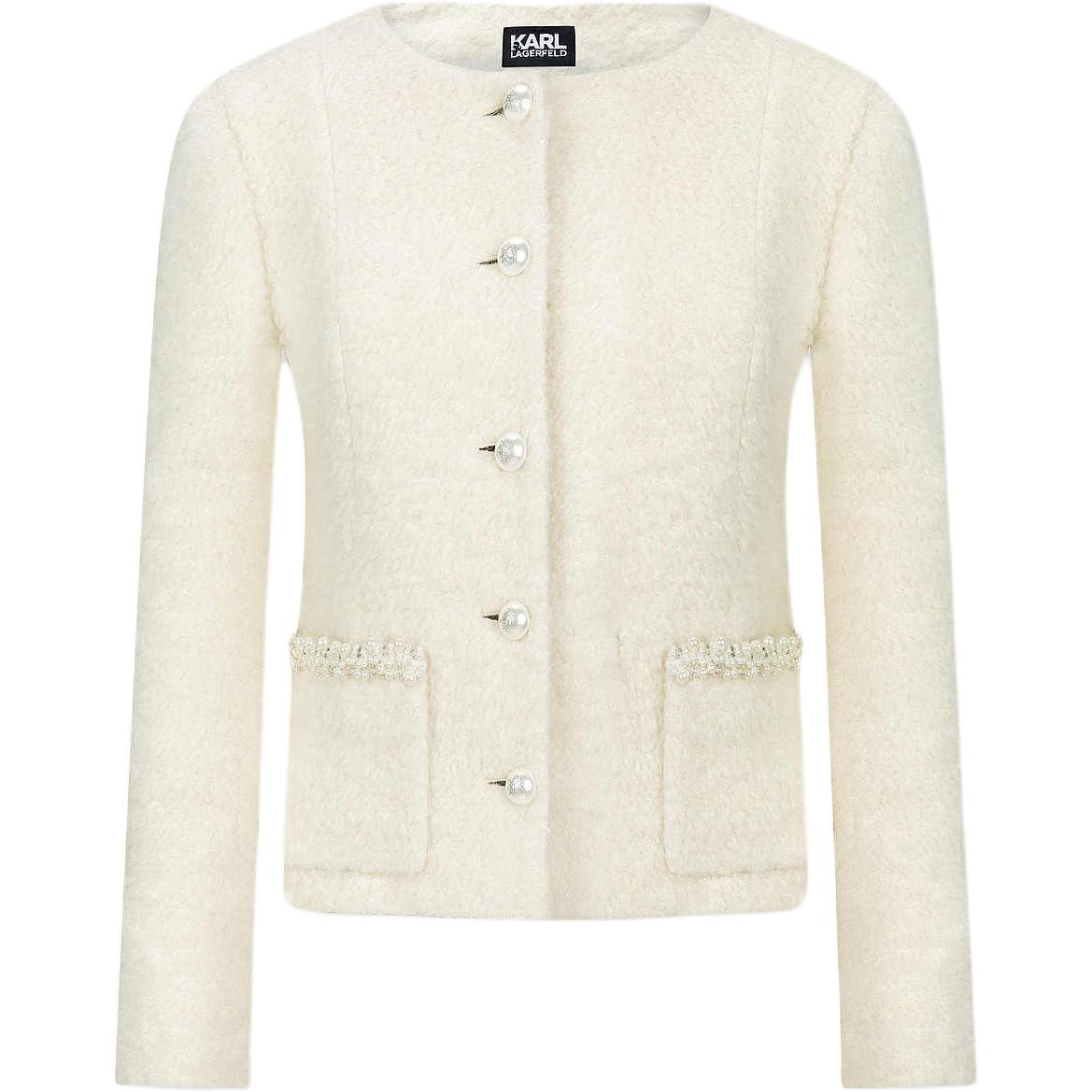 

KARL LAGERFELD / Karl Lagerfeld Jeans Куртка KARL LAGERFELD FW24 женская белая, White