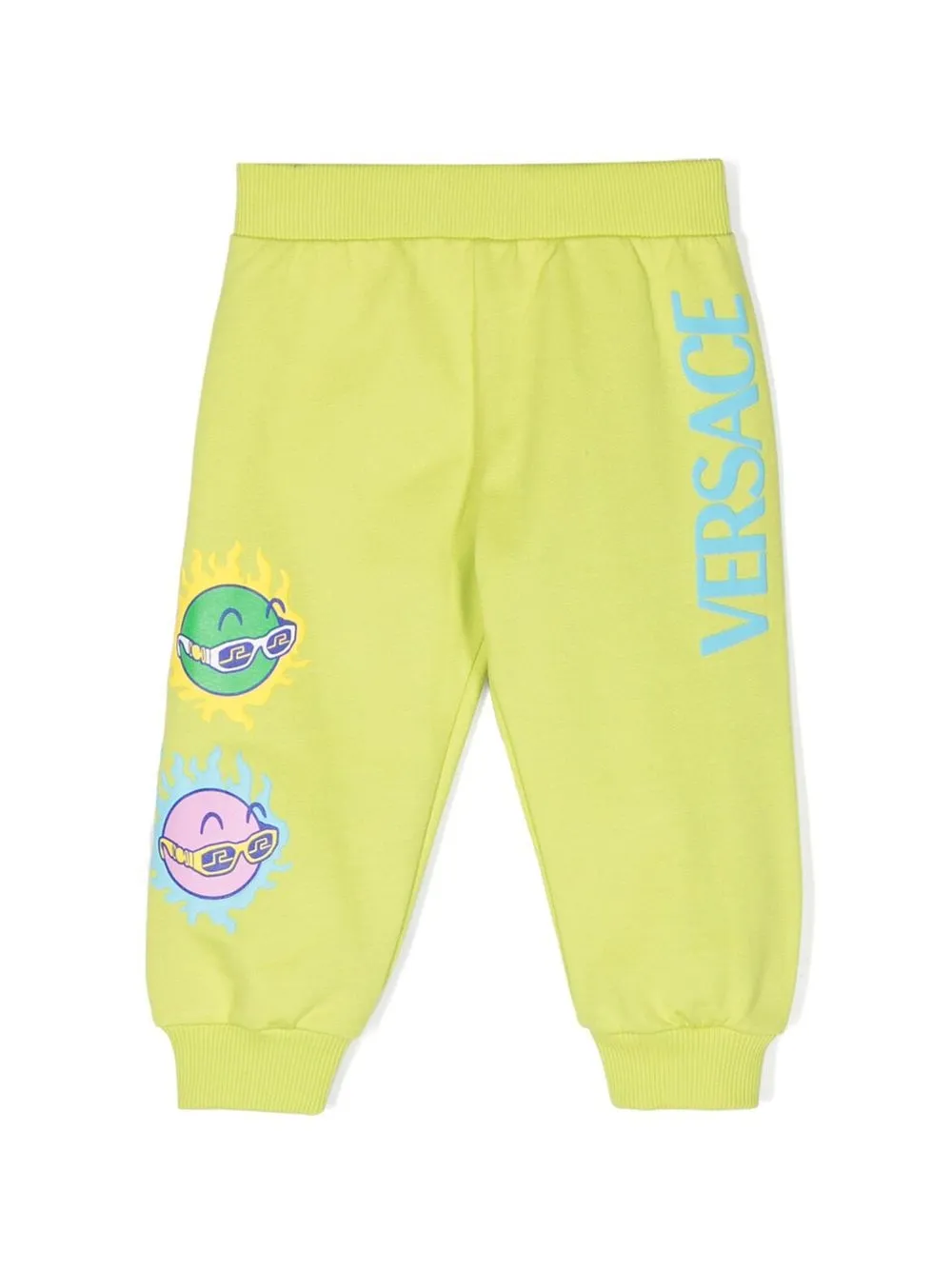 

Спортивные брюки с логотипом Versace Kids, зеленый