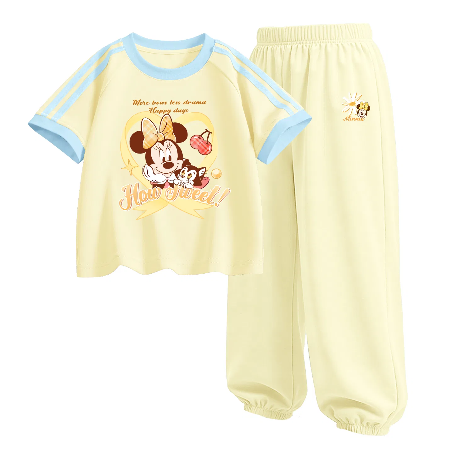 Детский спортивный костюм Casual Sportswear 2 Piece Set Disney, Daisy Honey Blend+Di Prosperity Flower K Sunrise Yellow