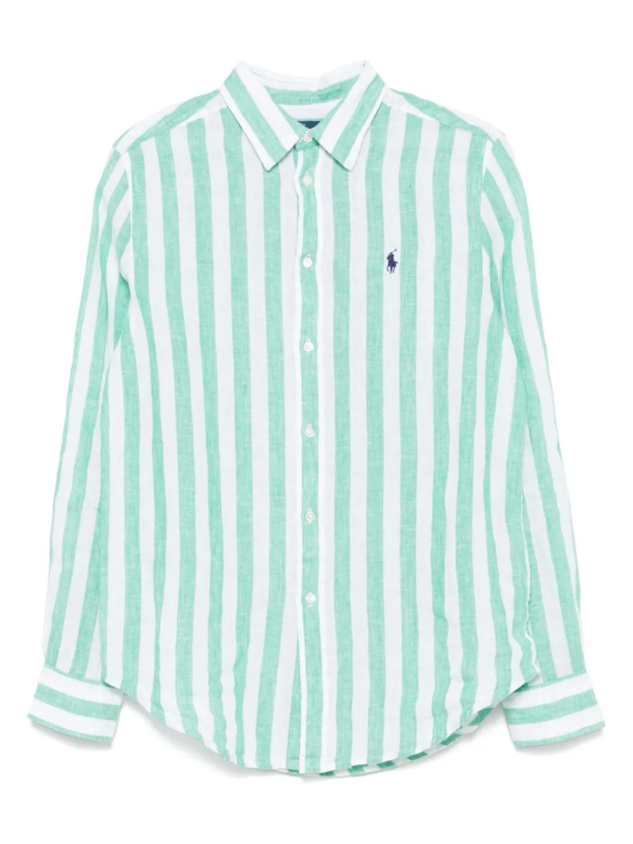 

Льняная рубашка Polo Ralph Lauren, зеленый
