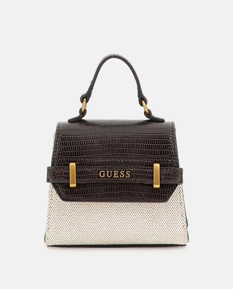 

Мини-сумочка Sestri из натуральной кожи с клапаном Guess