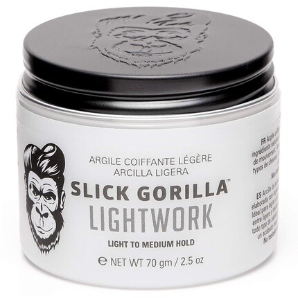 

Глина для укладки волос Lightwork на водной основе 70 г, Slick Gorilla
