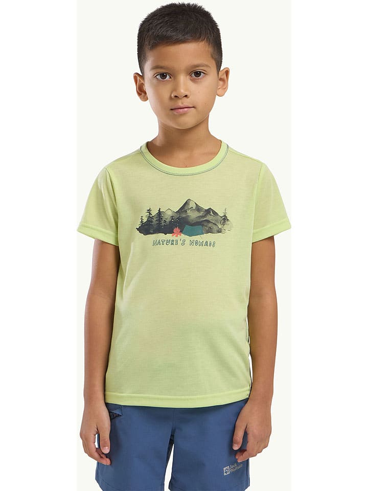 

Футболка Jack Wolfskin, светло-зеленый