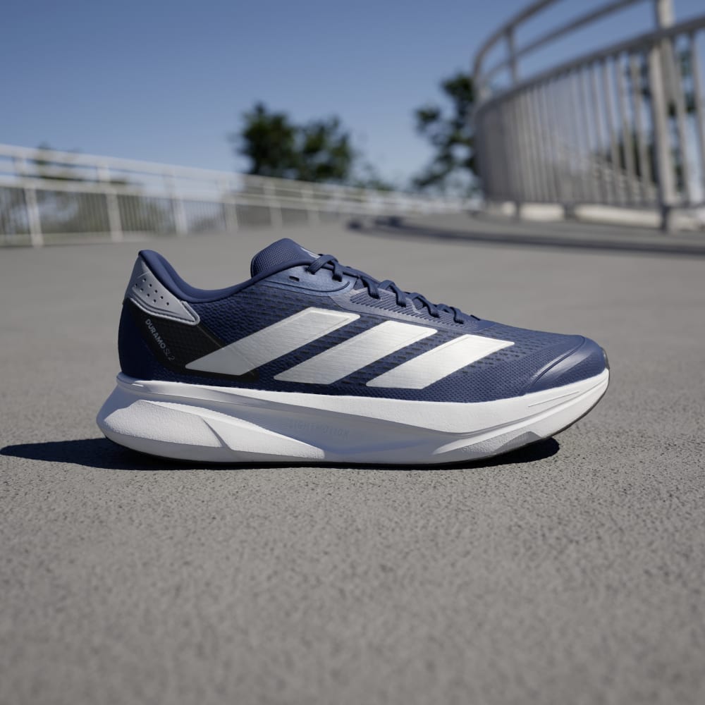 Кроссовки Adidas Duramo SL 2 Running Shoes, цвет Dark Blue/Silver Metallic/Halo Silver — фото 2