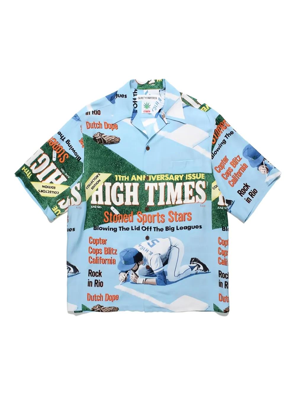 

Гавайская рубашка X High Times WACKO MARIA, синий