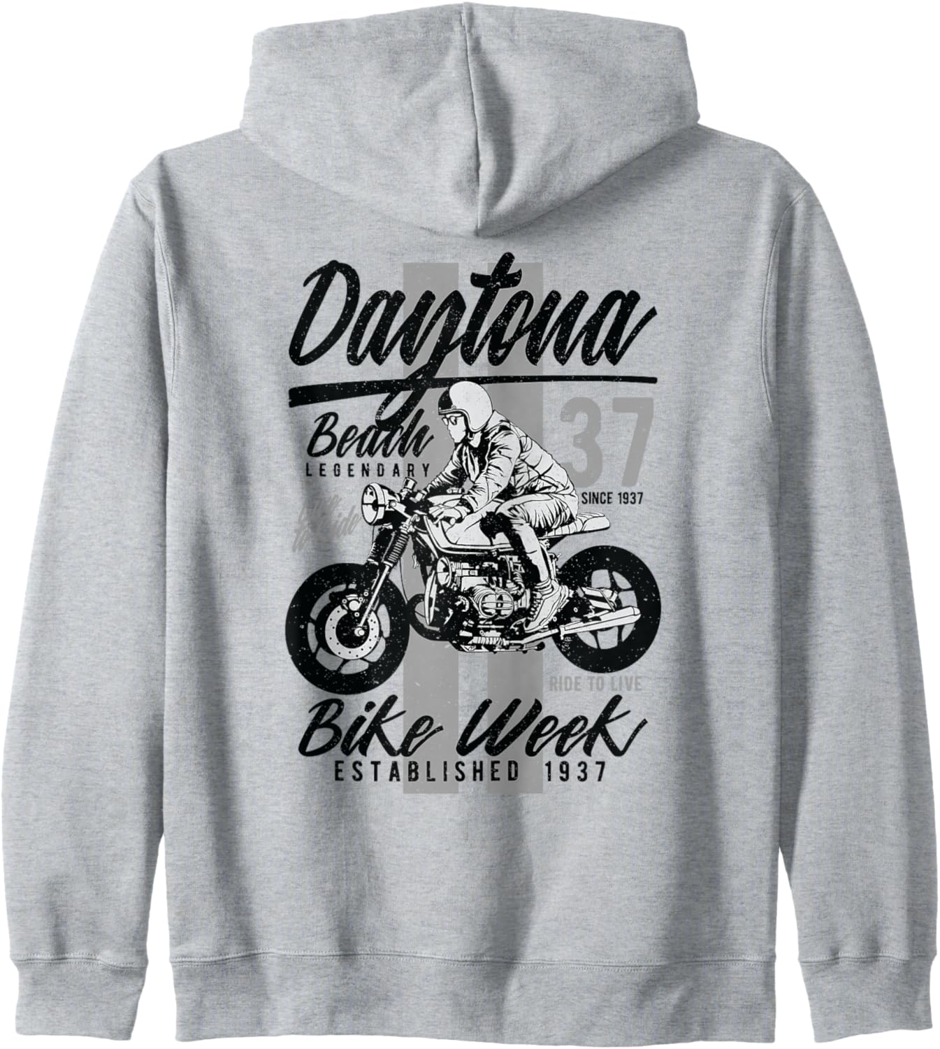 

Худи на молнии в стиле ретро с эффектом потертости, посвященная мотонеделе в Дейтона-Бич, серая Daytona Beach Bike Week Designs And Souvenirs, Серый, Худи на молнии в стиле ретро с эффектом потертости, посвященная мотонеделе в Дейтона-Бич, серая Daytona B