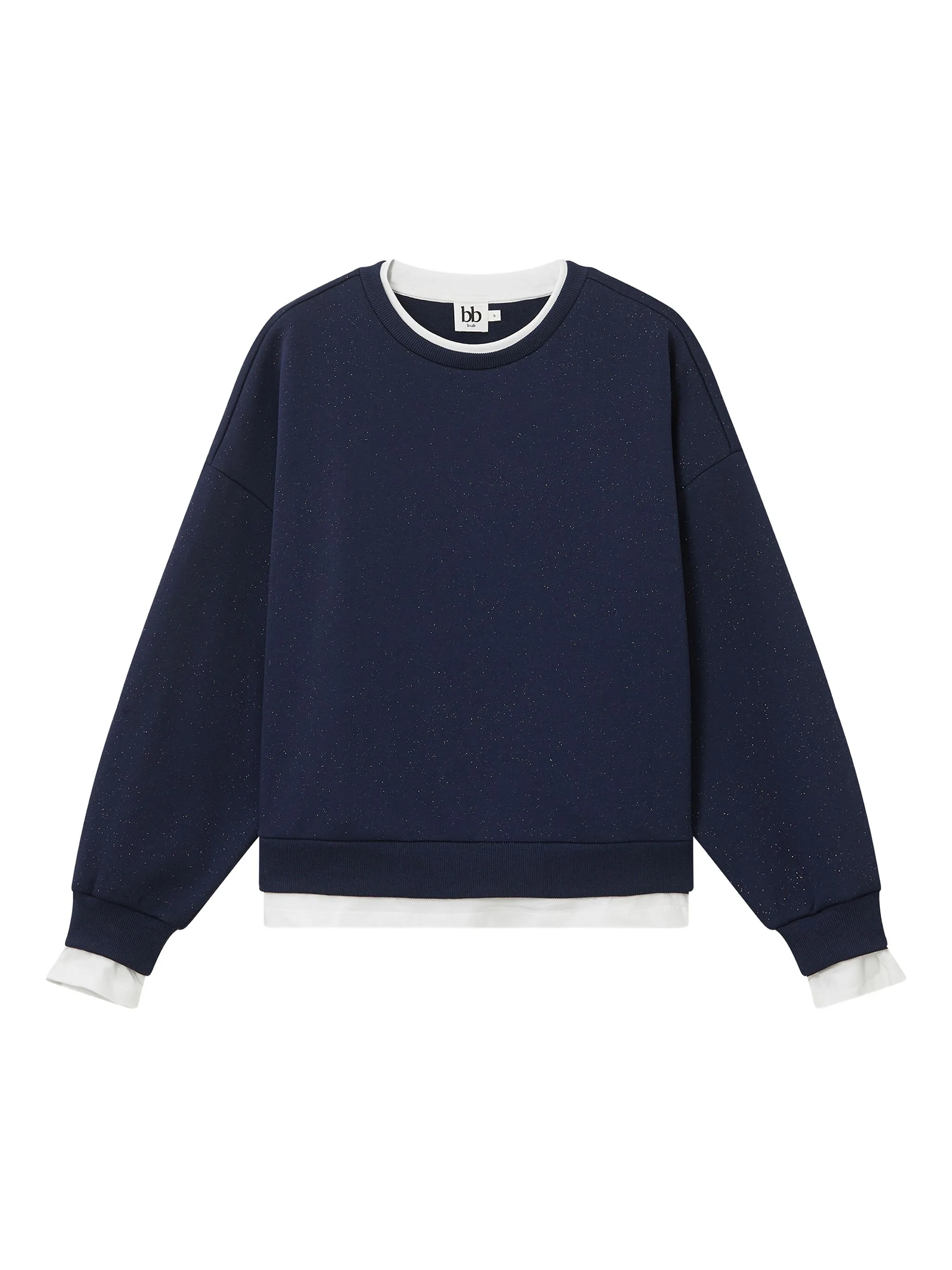 

Многослойная толстовка с блестками B+Ab, синий