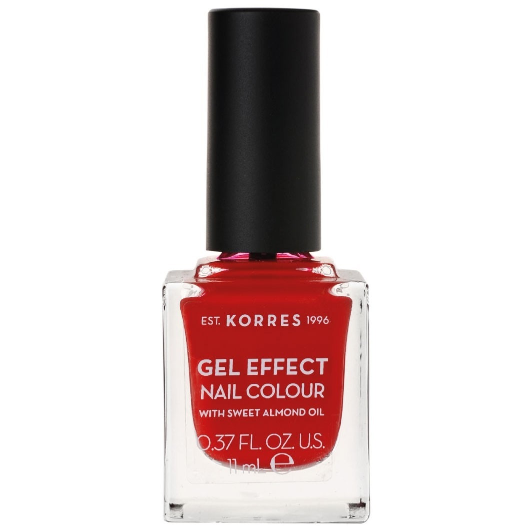 

Лак для ногтей sweet almond nail colour Korres, nr. 53 - royal red, объем 11 мл