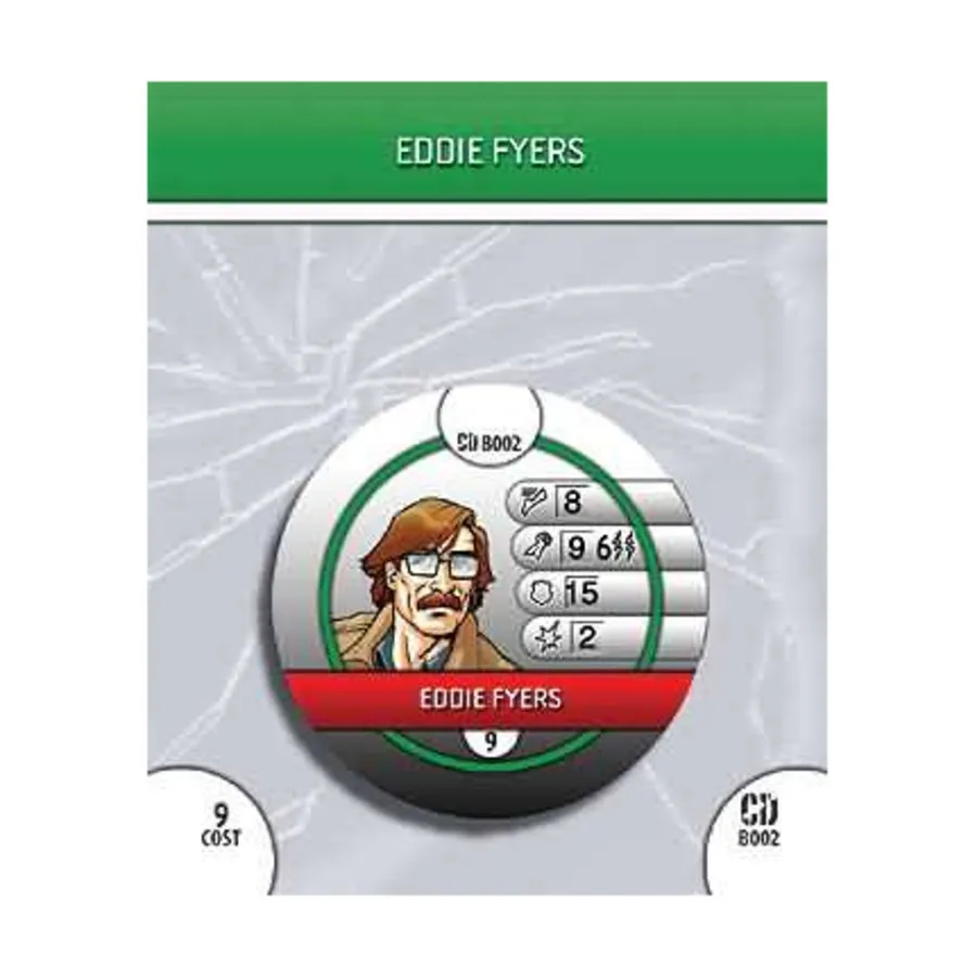 

Жетон - Эдди Файерс, DC HeroClix - Collateral Damage - Singles