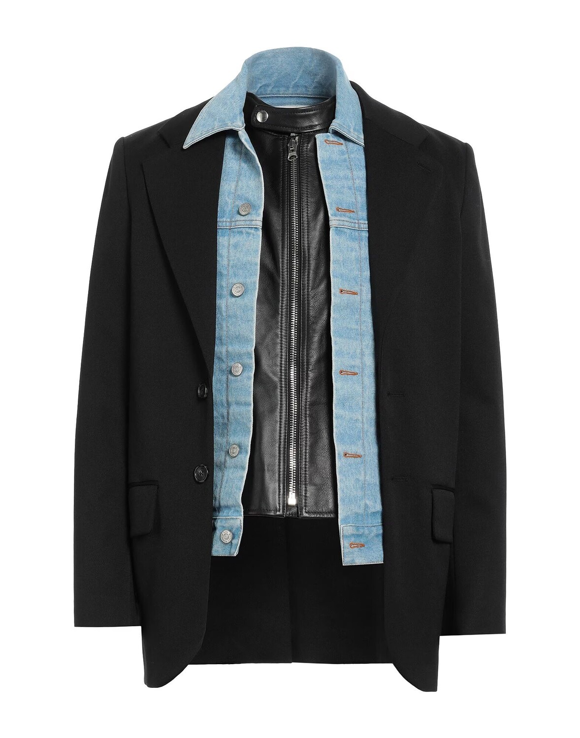 

Блейзер Mm6 Maison Margiela, черный