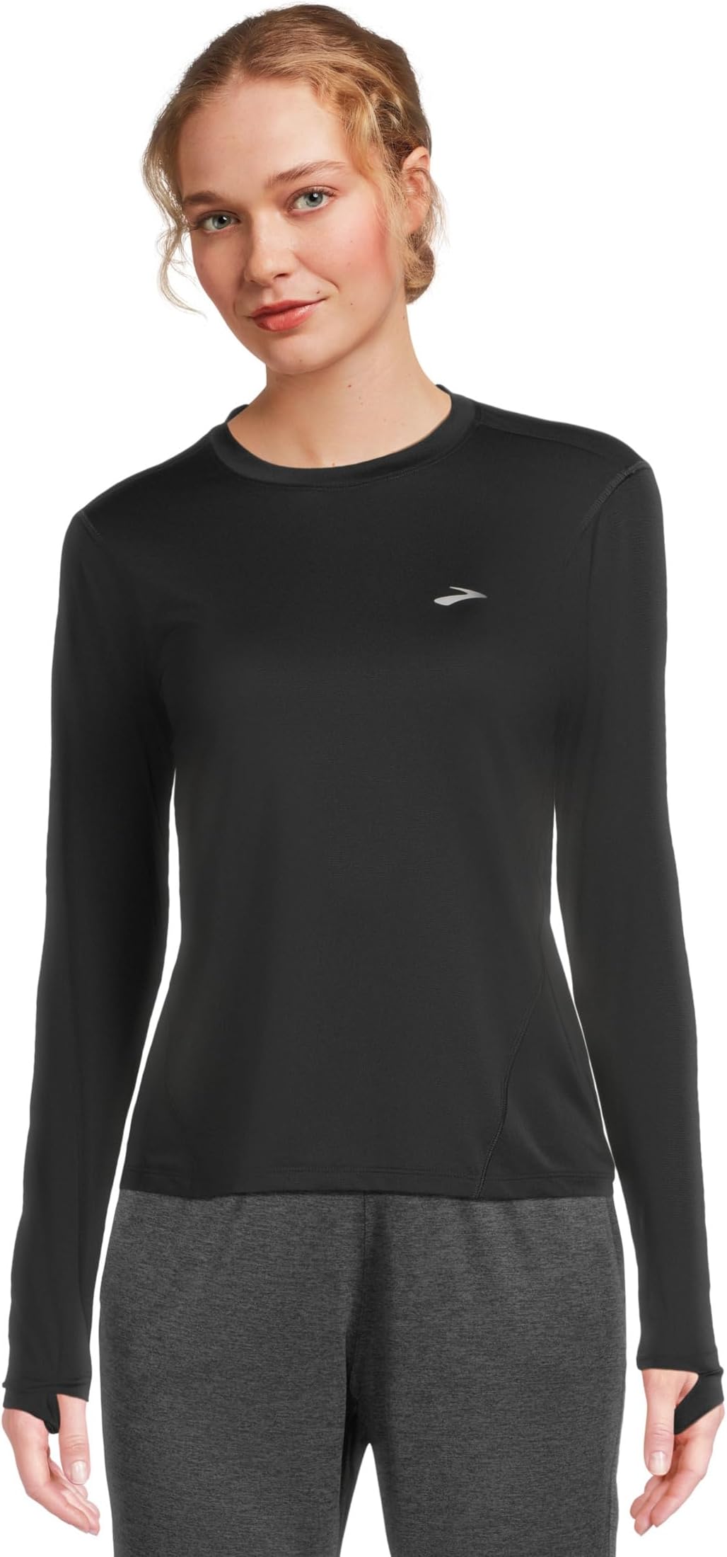 

Лонгслив Brooks Sprint Free Long Sleeve 3.0, черный