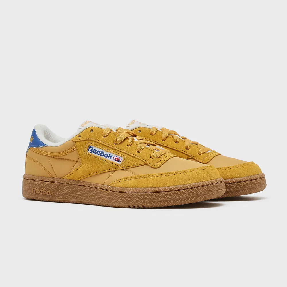Мужские нейлоновые кеды Club C 85 жёлтые от Reebok — фото 3