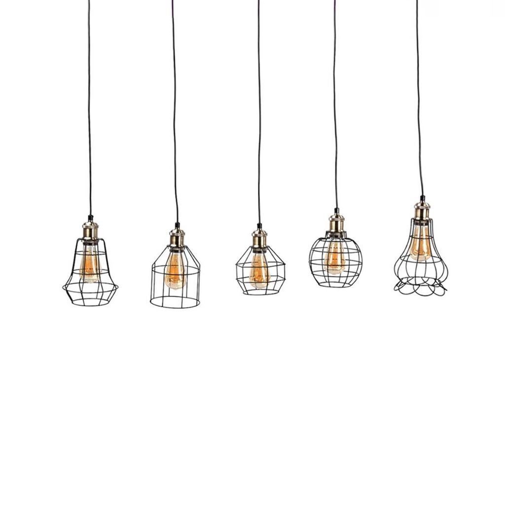 

Подвесной светильник Lindby "Альберта" черного цвета из металла