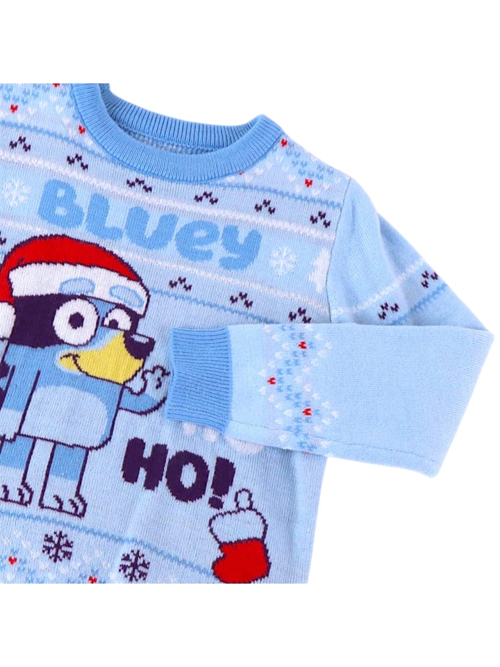 Рождественский свитер Bluey светло-голубого цвета Bluey — фото 2