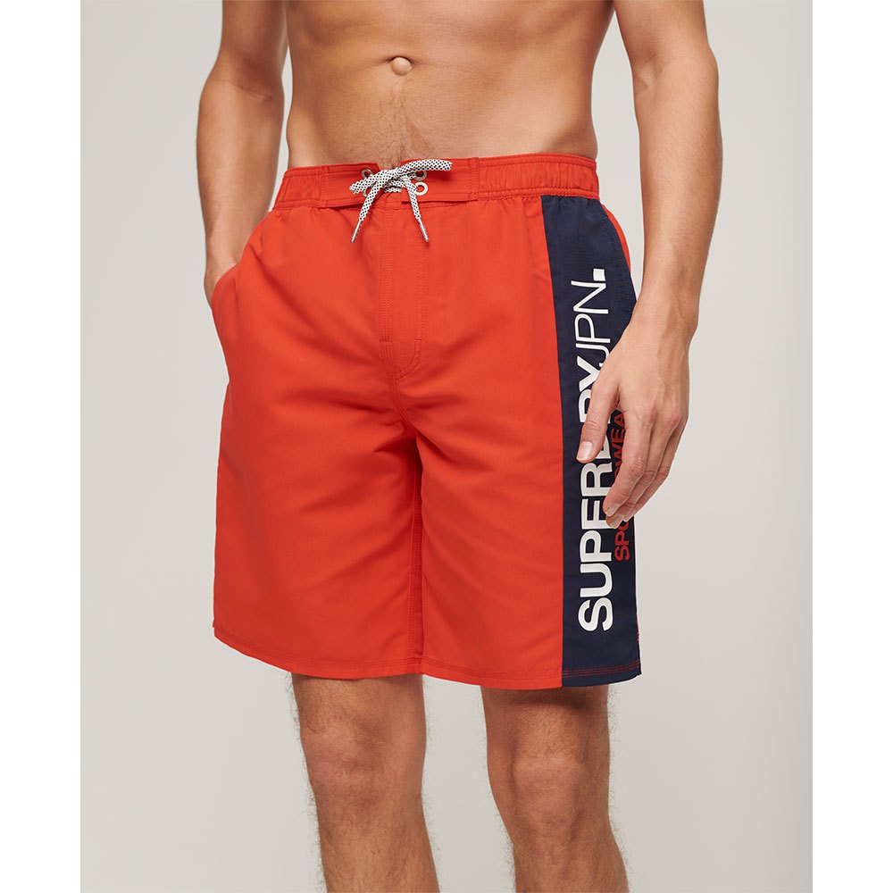 

Шорты для плавания Superdry Sportswear Logo 19´´ Swimming Shorts, красный