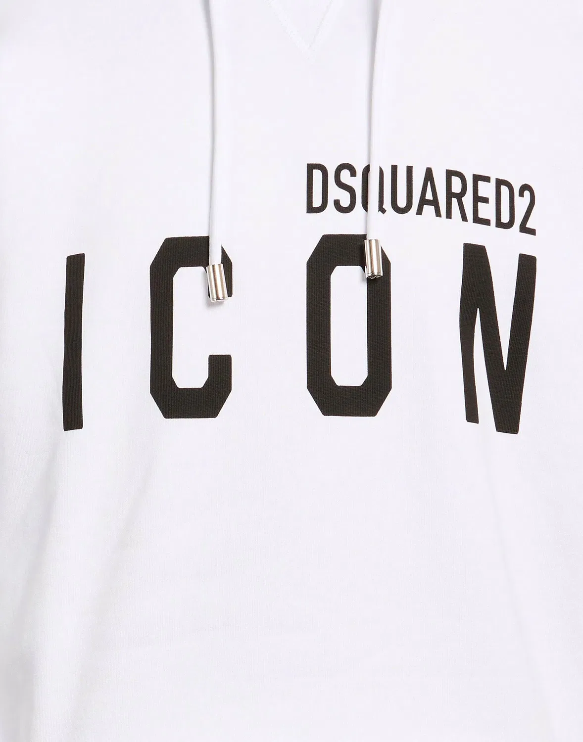 Свитшот с принтом DSQUARED2 белый — фото 4