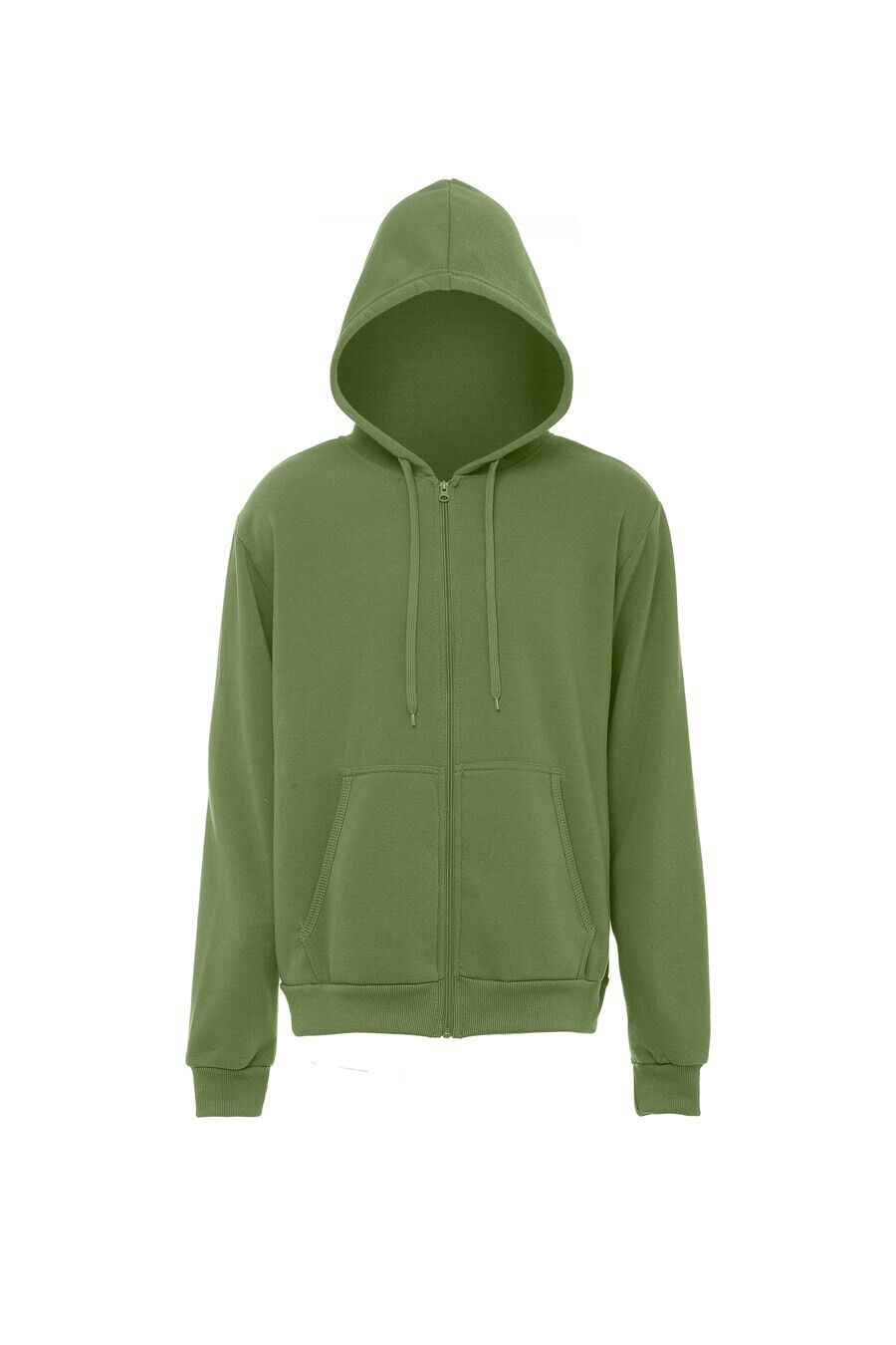 

Толстовка с капюшоном на молнии MO Zip-Up Hoodie, оливковый
