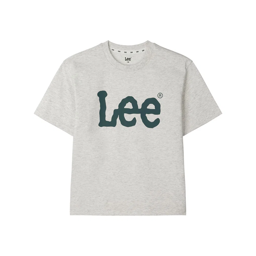 Детская футболка Essential Big Twitch от Lee Kids, белый меланж