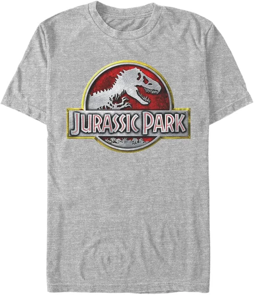 

Футболка Jurassic Park Big & Tall Chrome Logo