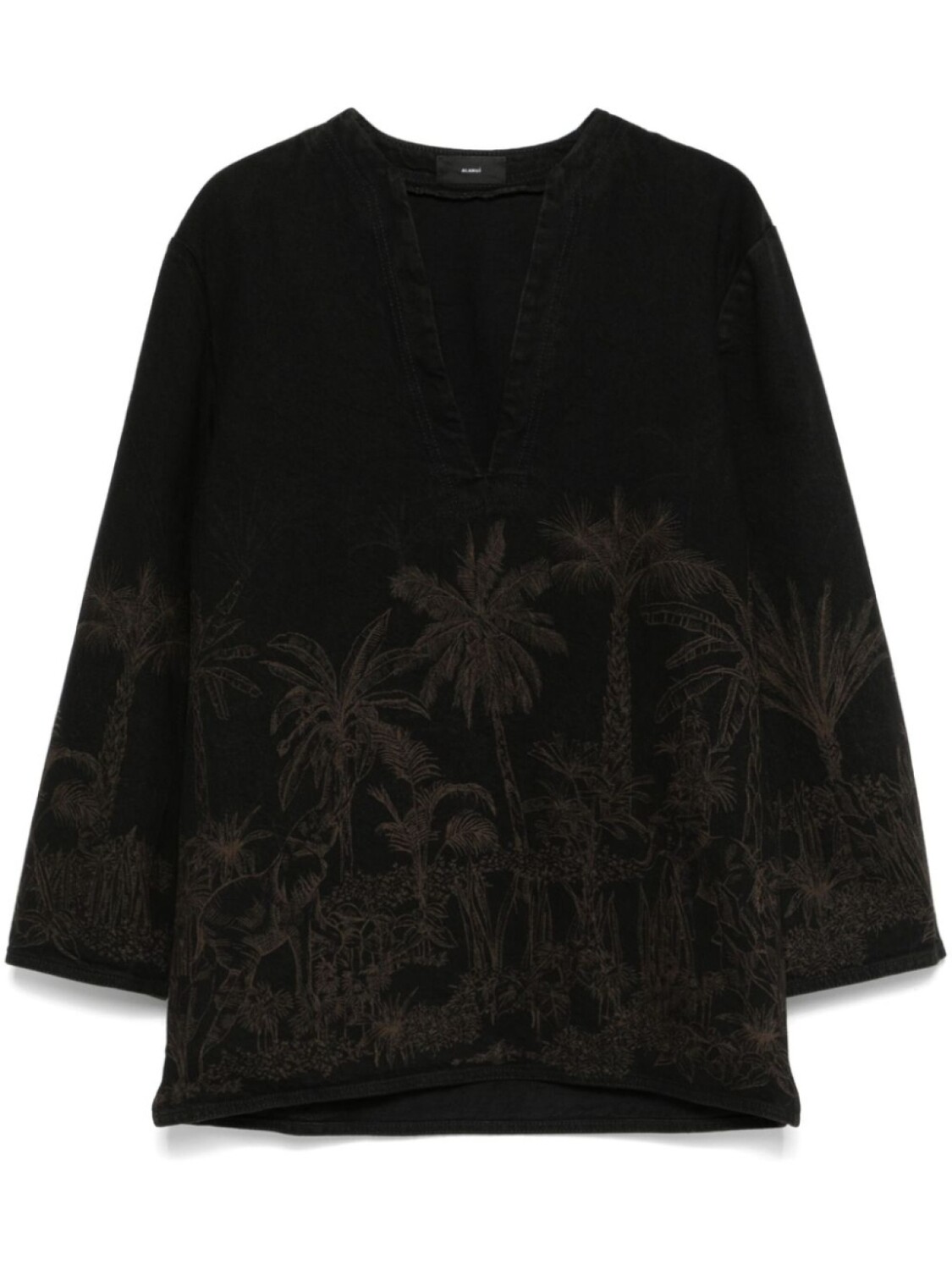 

Alanui блузка Jungle Toile de Jouy, черный