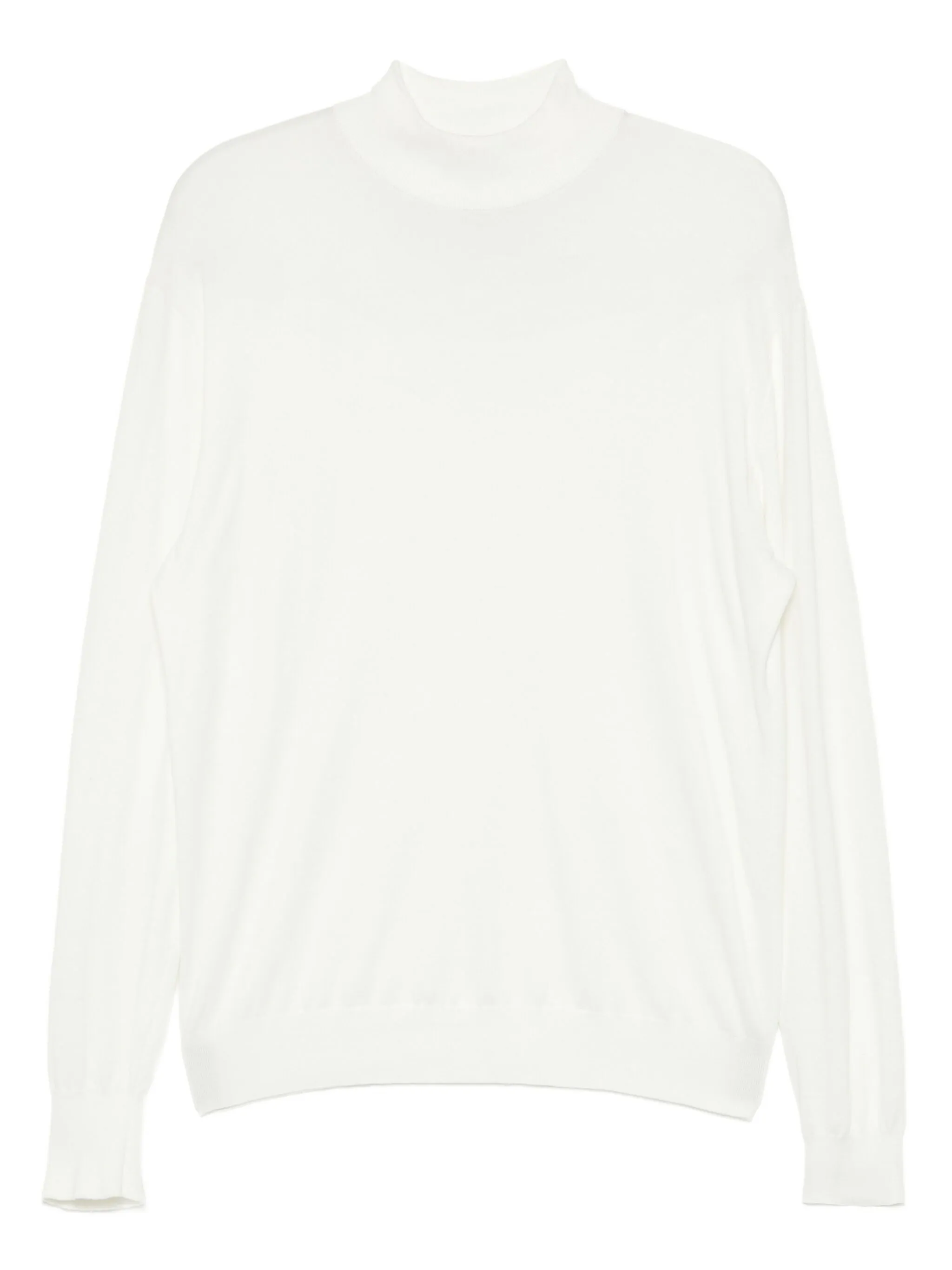 

Топ с высоким воротником N.Peal, белый