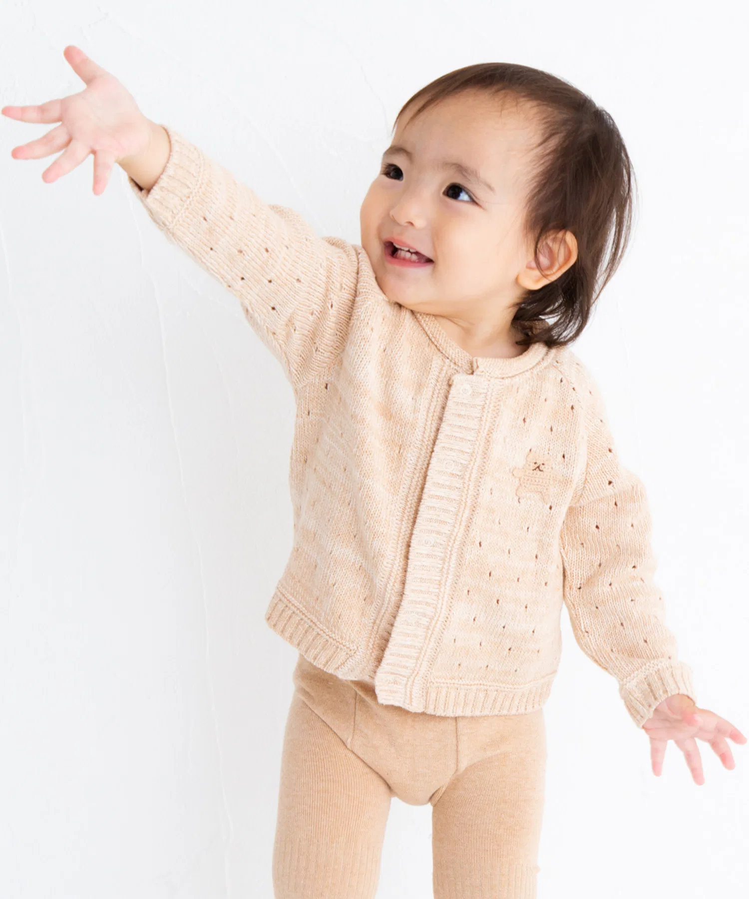 【pompkinsbaby / Popkins Baby】Толстый вязаный кардиган