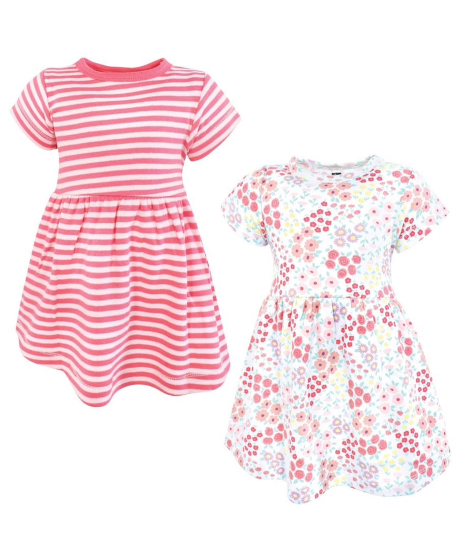 

Уютное стильное всесезонное детское платье (2 шт) Hudson Baby, Bright pink flower field