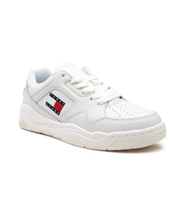 Кожаные кеды новые корзина Tommy Jeans, белый