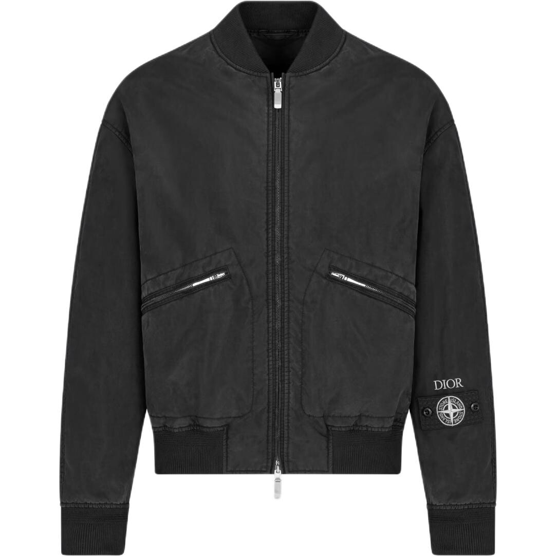 

Stone Island X Куртка мужская черная Dior, черный