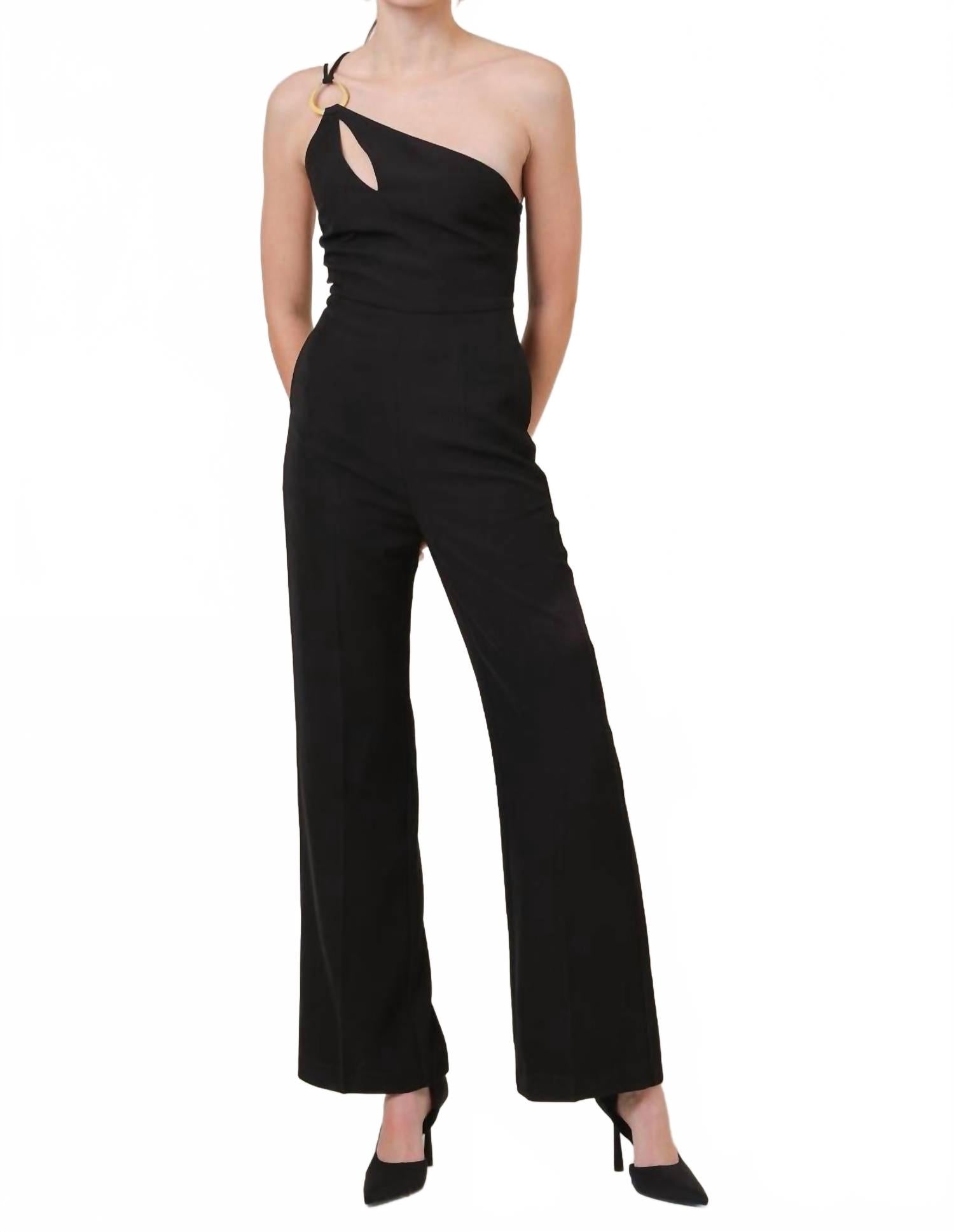 

Комбинезон Vaughn в черном цвете Line and dot