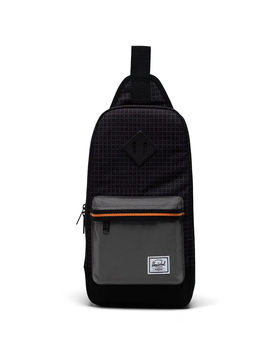 

Мужской рюкзак 8 л из черной ткани Herschel, чёрный