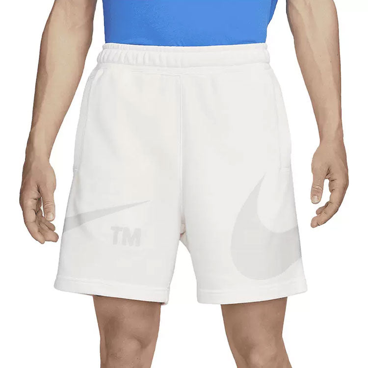 Шорты Men's Nike Solid Color Logo Printing Elastic Waistband Shorts Black DD5998-133 — фото 3